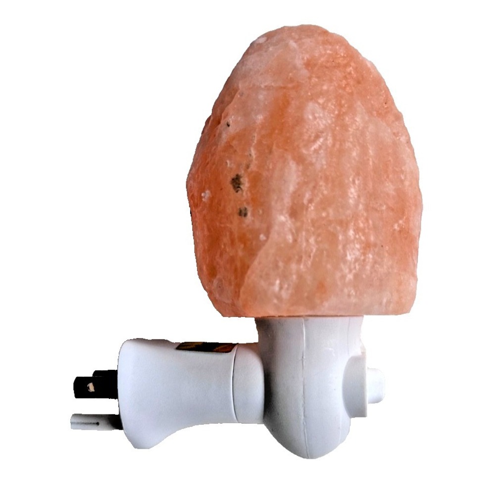Natural Himalayan Salt Wall Lamp Night Light Air Purifying On Off Switch Decor